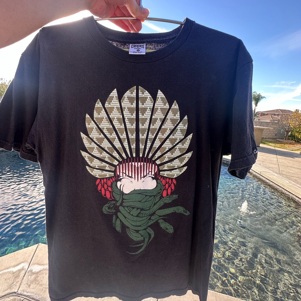 Crooks & Castles Black Tee